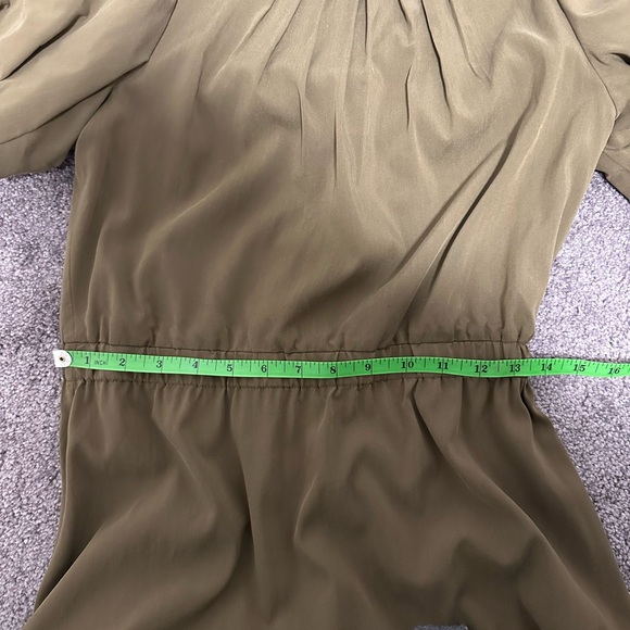 ALICE + OLIVIA Vida Puff Sleeve Dress (Olive / size US 6) - Picture 8 of 8